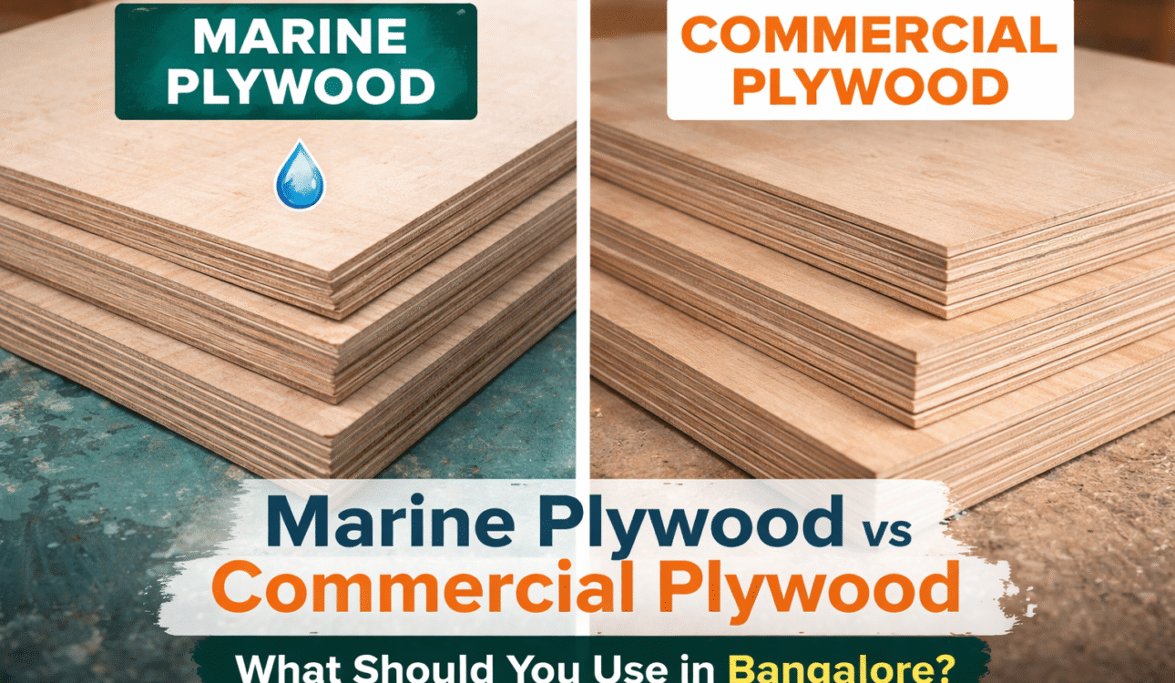 Marine Plywood vs Commercial Plywood: What Should You Use in Bangalore? 2 Marine Plywood vs Commercial Plywood: