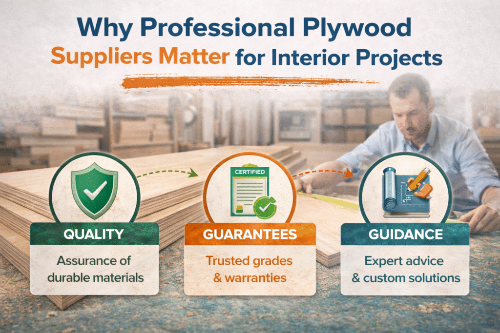 Why Professional Plywood Suppliers Matter for Interior Projects 1 Why Professional Plywood Suppliers Matter for Interior Projects