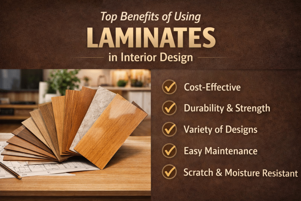 Top Benefits of Using Laminates in Interior Design 1 Top Benefits of Using Laminates in Interior Design