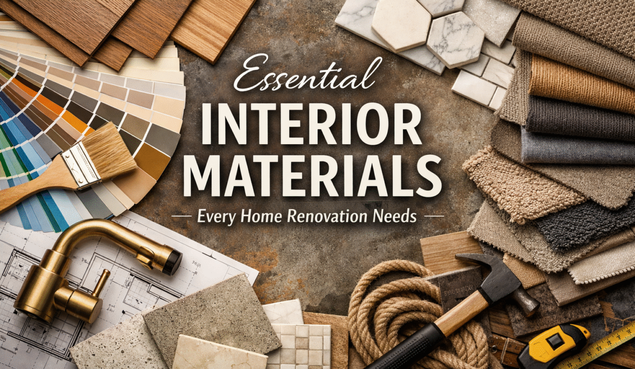 Essential Interior Materials Every Home Renovation Needs 20 Essential Interior Materials Every Home Renovation Needs