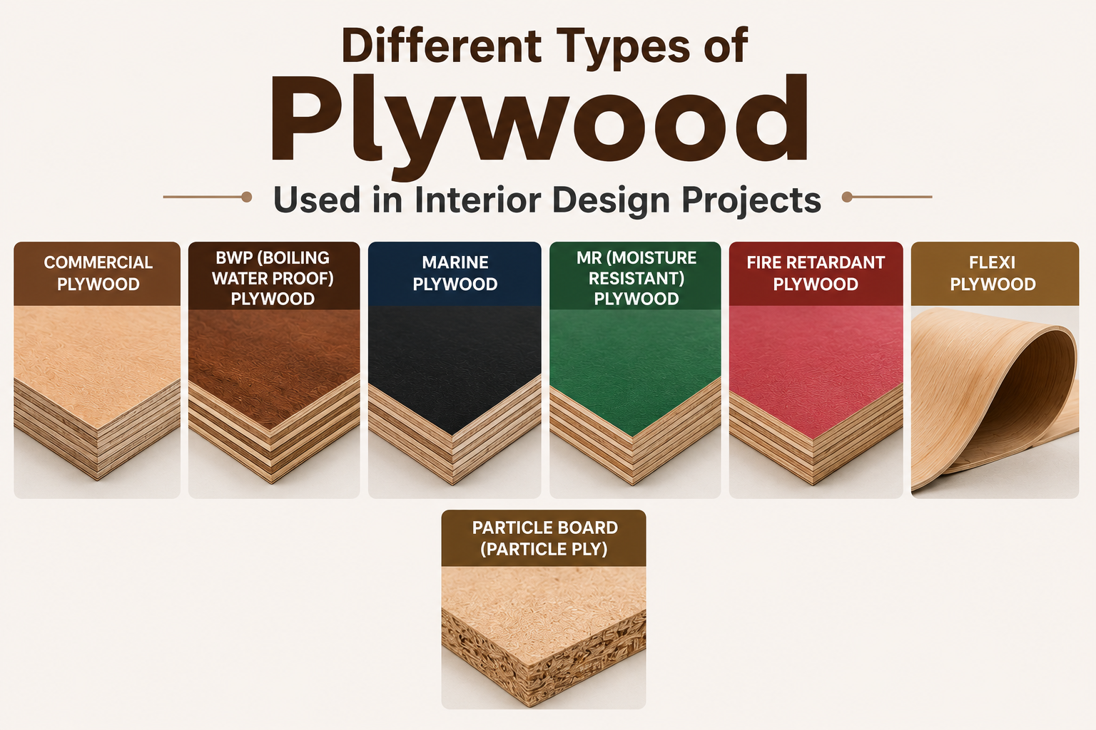 Different Types of Plywood Used in Interior Design Projects 8 Different Types of Plywood Used in Interior Design Projects