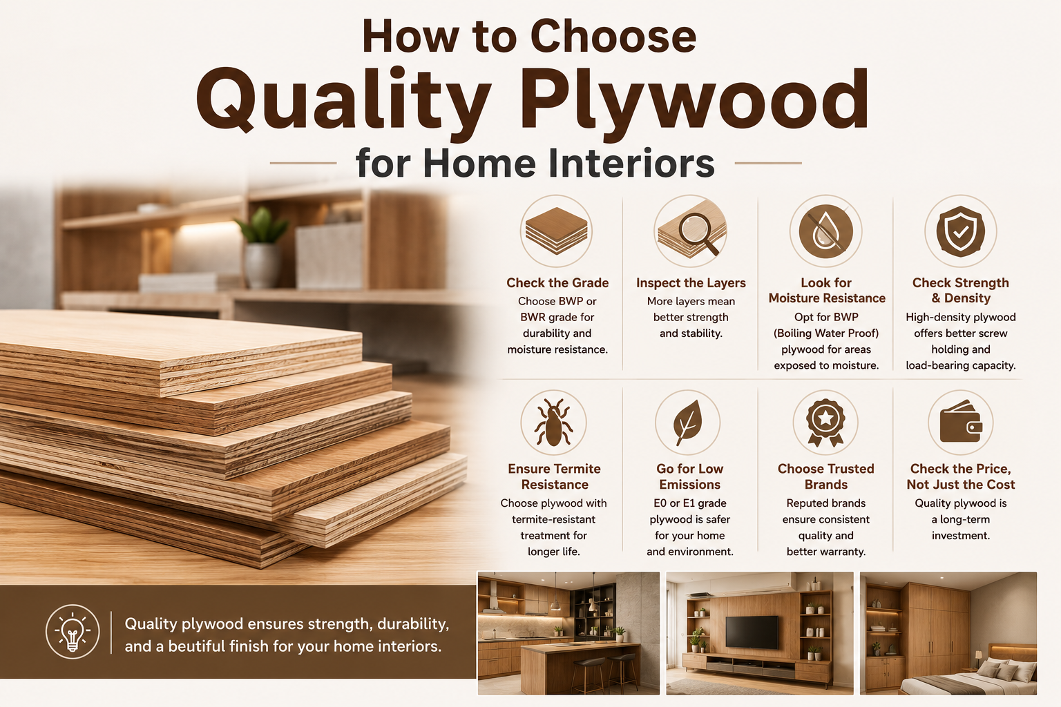 How to Choose Quality Plywood for Home Interiors 9 How to Choose Quality Plywood for Home Interiors